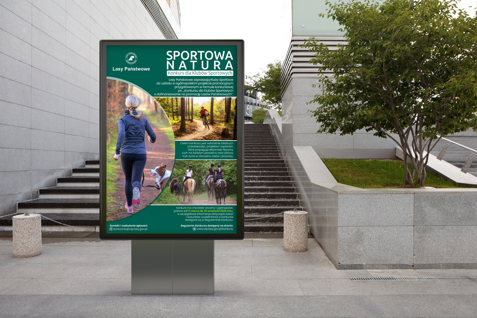 Wybrany plakat kampanii Lasów Państwowych