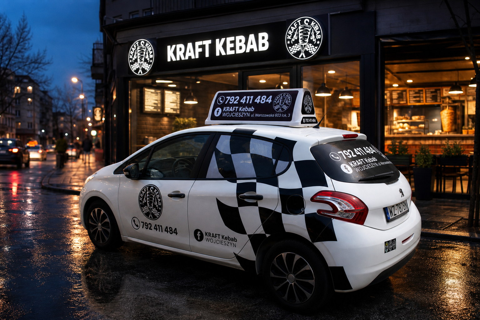 Samochód Kraft Kebab